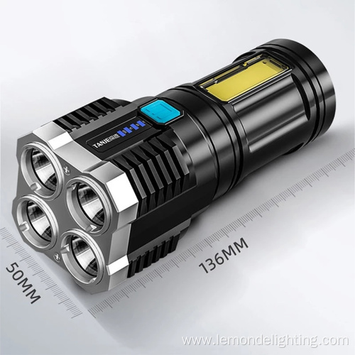 Super Bright Rechargeable Waterproof Led Flashlight